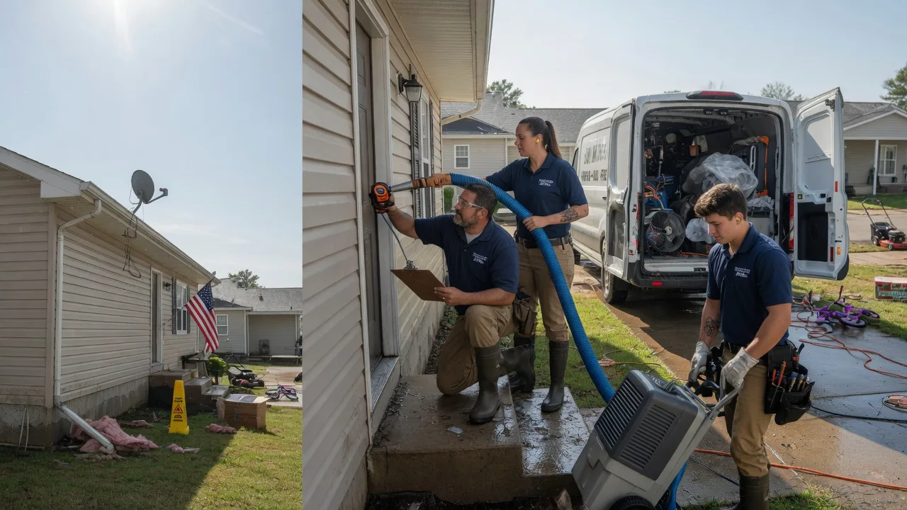 Ceiling Water Damage Restoration in Brookings, SD near me